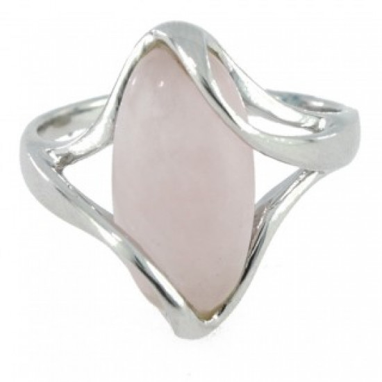 Ring 30-20 Sterling Silver Rose Quartz