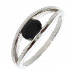 Ring 30-22 Sterling Silver Black Onyx