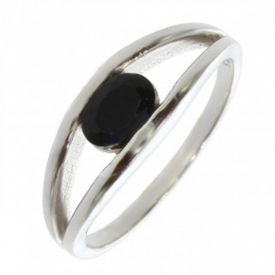 Ring 30-22 Sterling Silver Black Onyx