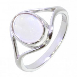 Ring 30-23 Sterling Silver Rose Quartz