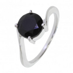 Ring 30-26 Sterling Silver Black Onyx