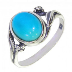 Ring 30-27 Sterling Silver Turquoise
