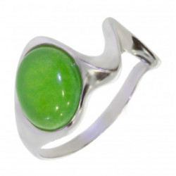 Ring 30-28 Sterling Silver Jade