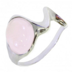 Ring 30-28 Sterling Silver Rose Quartz