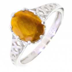 Ring 30-29 Sterling Silver Tiger's Eye