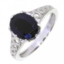 Ring 30-29 Sterling Silver Black Onyx