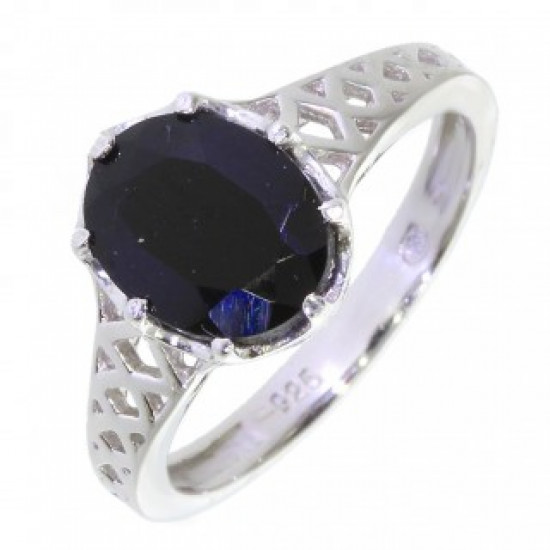 Ring 30-29 Sterling Silver Black Onyx