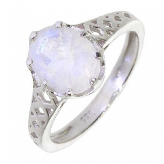 Ring 30-29 Sterling Silver Moonstone