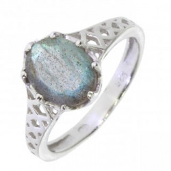 Ring 30-29 Sterling Silver Labradorite