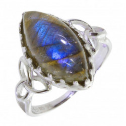 Ring 30-30 Sterling Silver Labradorite