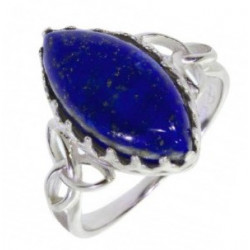 Ring 30-30 Sterling Silver Lapis Lazuli
