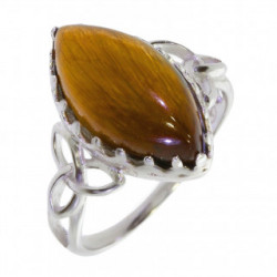 Ring 30-30 Sterling Silver Tiger's Eye