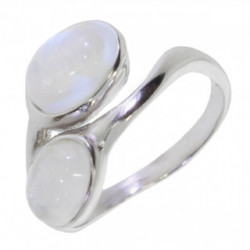 Ring 30-31 Sterling Silver Moonstone