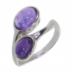 Ring 30-31 Sterling Silver Amethyst