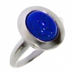 Ring 30-32 Sterling Silver Lapis Lazuli