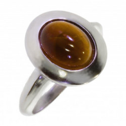 Ring 30-32 Sterling Silver Tiger's Eye