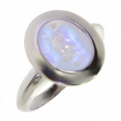 Ring 30-32 Sterling Silver Moonstone
