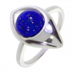 Ring 30-33 Sterling Silver Lapis Lazuli