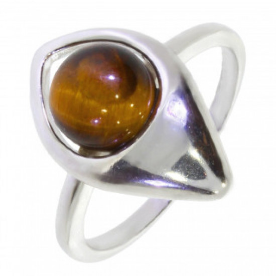 Ring 30-33 Sterling Silver Tiger's Eye