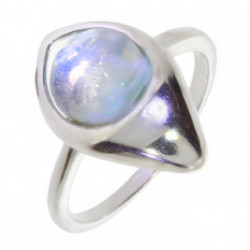 Ring 30-33 Sterling Silver Moonstone