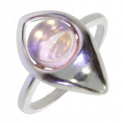 Ring 30-33 Sterling Silver Rose Quartz