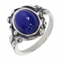 Ring 34-03 Sterling Silver Lapis Lazuli