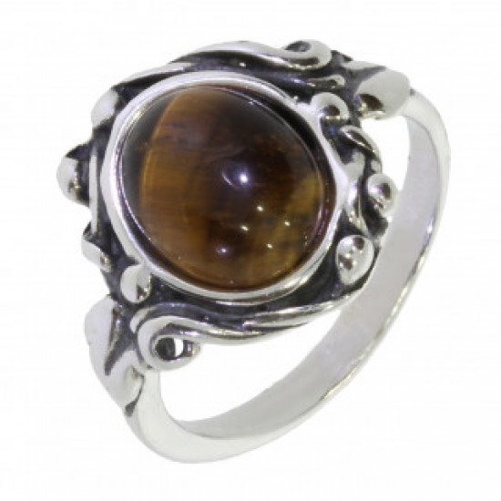 Ring 34-03 Sterling Silver Tiger's Eye