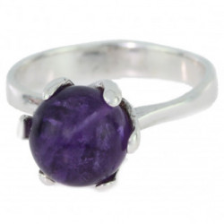 Ring 34-05 Sterling Silver Amethyst