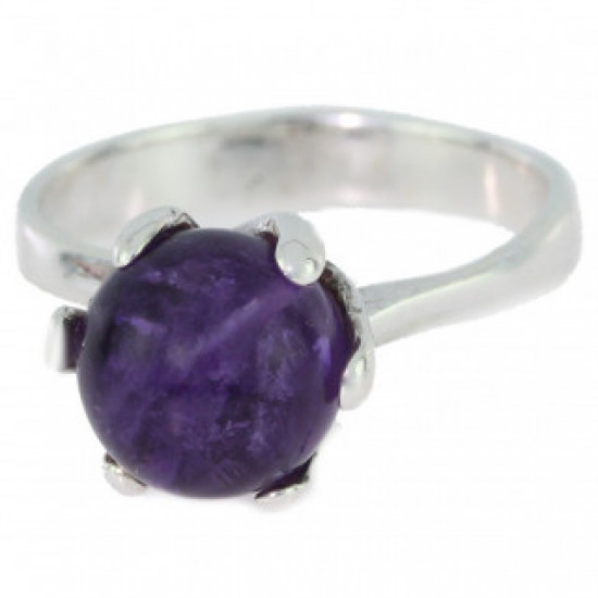 Ring 34-05 Sterling Silver Amethyst