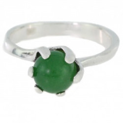 Ring 34-05 Sterling Silver Jade