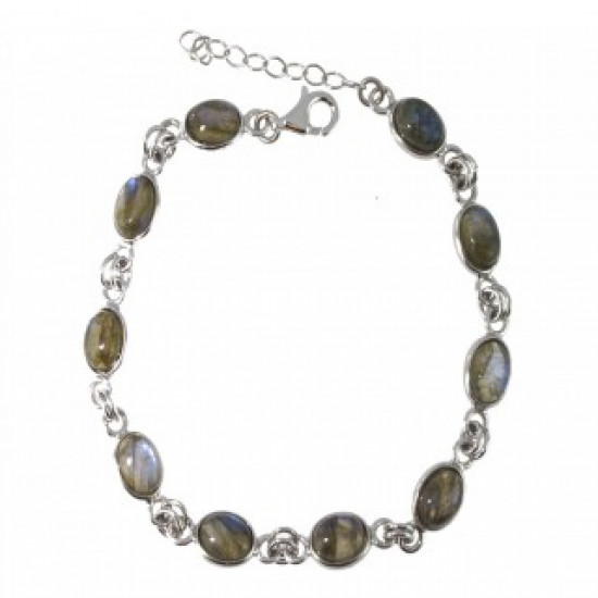 bracelet labradorite argent B-78-01