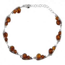 bracelet ambre argent B-70-01