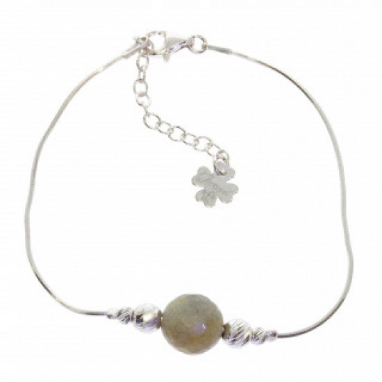 Sterling Silver Labradorite Bracelet B-30-01