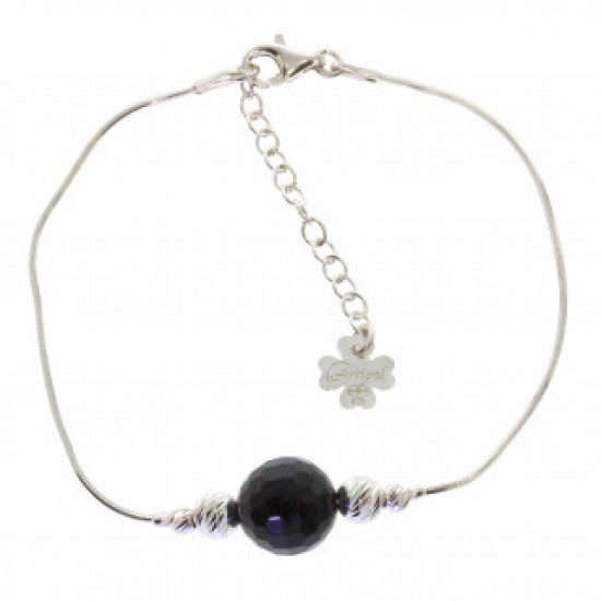 Sterling Silver Black Onyx Bracelet B-30-01 