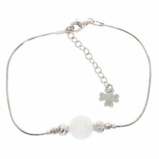 Sterling Silver Moonstone Bracelet B-30-01