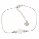Sterling Silver Moonstone Bracelet B-30-01