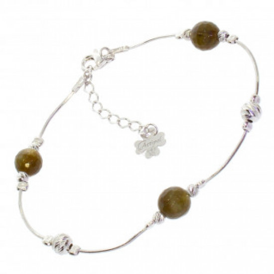 Sterling Silver Labradorite Bracelet B-28-01