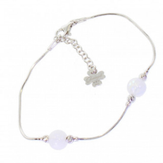 Sterling Silver Moonstone Bracelet B-24-01
