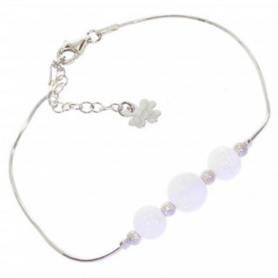Sterling Silver Moonstone Bracelet B-26-01