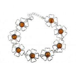 bracelet oeil de tigre argent B-174-01