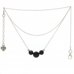 Sterling Silver Black Onyx Necklace