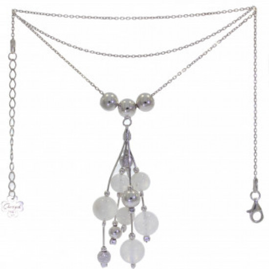 Sterling Silver Moonstone Necklace
