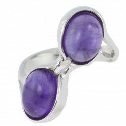 Ring 34-07 Sterling Silver Amethyst