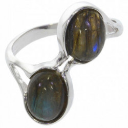 Ring 34-07 Sterling Silver Labradorite