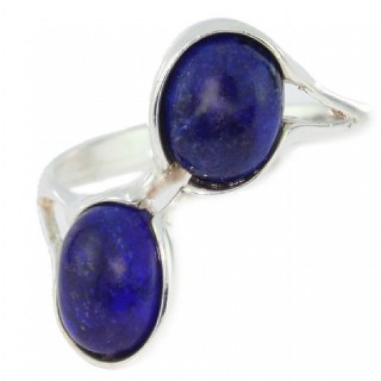 Ring 34-07 Sterling Silver Lapis Lazuli