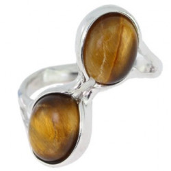 Ring 34-07 Sterling Silver Tiger's Eye