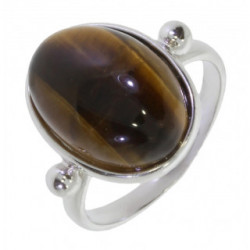 Ring 34-09 Sterling Silver Tiger's Eye