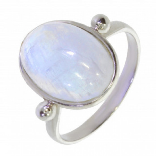 Ring 34-09 Sterling Silver Moonstone