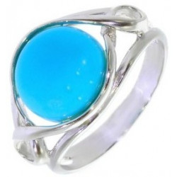 Ring 34-13 Sterling Silver Turquoise