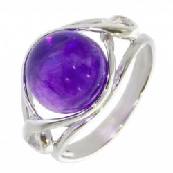 Ring 34-13 Sterling Silver Amethyst
